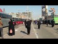 بمشاركة عدة جهات .. نقل الزائرين من كربلاء بعد انتهاء زيارة العاشر من محرم#المربد