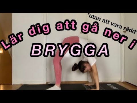 Hur man lär sig att gå ner i BRYGGA *utan att vara rädd*