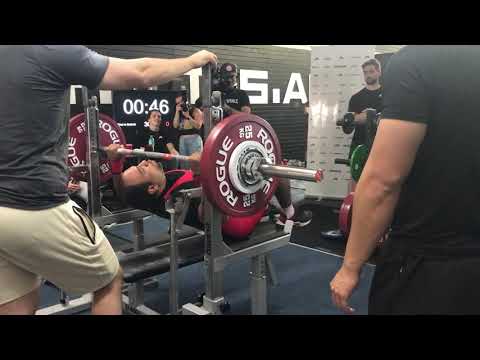 Bench press Powerlifting Australia 137.5 kg