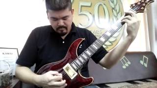Video thumbnail for ESP E-II Mystique guitar Test by Papis Guitar