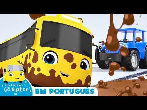 Preso na Lama - Ônibus Buster | Desenhos Animados para Bebe | LBB em Português