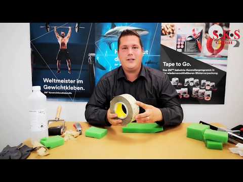 Verklebung von Schaumstoffe mit 3M Transferklebeband 467MP und 468MP