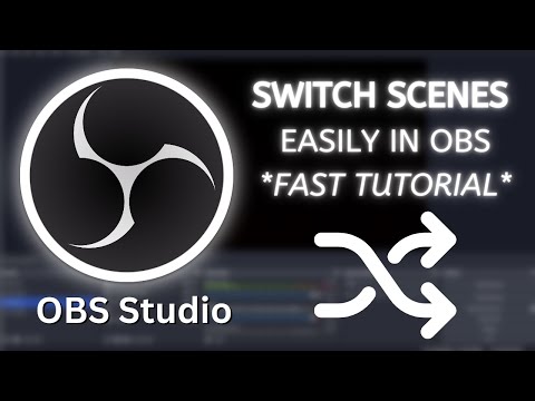 How to switch scenes in OBS *FAST TUTORIAL*