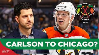 Could Kyle Davidson SELL John Carlson on Signing in Chicago? | CHGO Blackhawks Podcast
