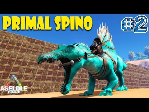 ARK Survival Indonesia - Glacial Iguanodon & Primal Spino | Aselole Server 2