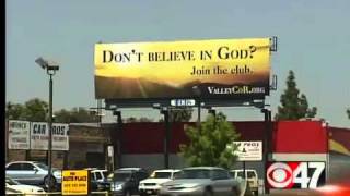 Atheist Billboard - Fresno, CA - Central Valley Coalition of Reason - Local News