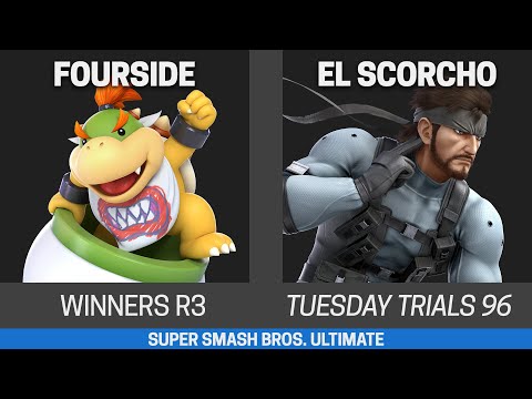 Tuesday Trials 96 SSBU Winners R3 - fourside (Bowser Jr.) vs El Scorcho (Snake)