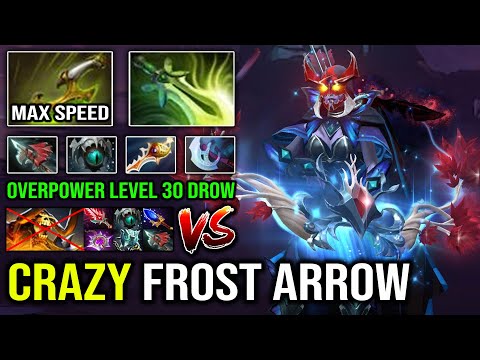 BRUTAL LEVEL 30 DROW Max Attack Speed Butterfly + Swift Blink vs 106K Damage Clinkz 7.30e Dota 2
