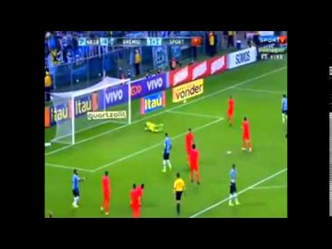 Defesas de Danilo Fernandes, do Sport Recife, no jogo Grêmio 1x1 Sport - 2015