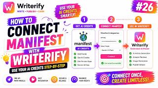 How to Connect Manifest with Writerify | Use Your AI Credits Step-by-Step