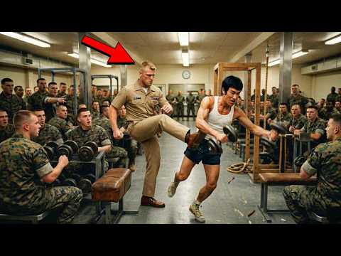 Navy Captain ATTACKED Bruce Lee In The GYM - NOBODY Knew It Was Bruce Lee - 7 seconds later