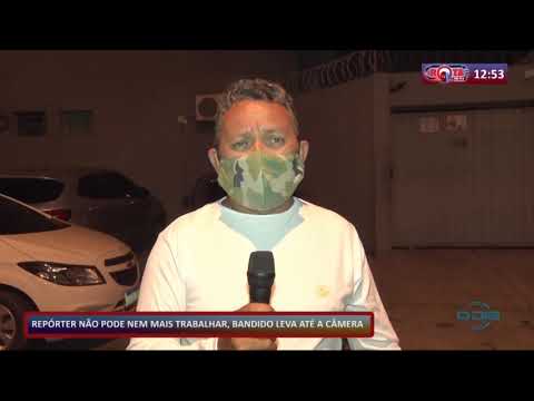 Bandido tenta roubar repoÌrter proÌximo a Central de Flagrantes, em Teresina (29 05 20)