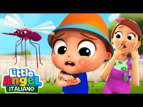 Cosa fare se ti punge un insetto! 🪰🧴Cartoni Animati Con Gianni Piccino - Little Angel Italiano