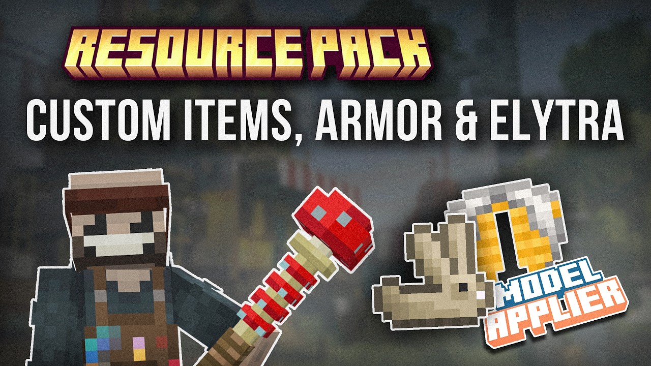 Custom Models & Elytra Like Hermitcraft - Model Applier & Resource Pack Tutorial