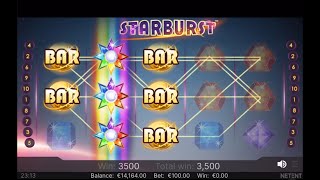 100 Euro bet on slot STARBURST! 8000 EUR in 4 minutes!  - BIG slot WIN! 🤑