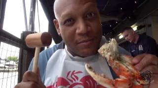 DJ Frogie visits Rustic Inn Crab House