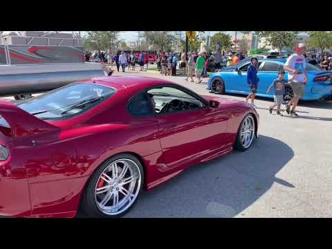 Toyota Supra at cars and coffee palm beah