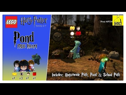 Lego Harry Potter 5-7: Pond FREE ROAM (All Collectibles) - HTG