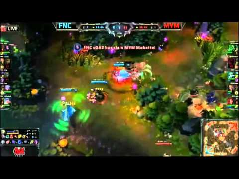 Fnatic Xpeke Orianna VS MYM Czaru Zilean Highlights   EU LCS W4D1 Summer 2013 MUST SEE