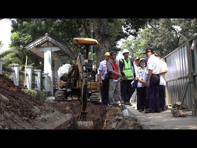 Monitoring Kegiatan Pekerjaan Trotoar di Kebayoran Baru