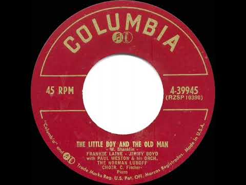 1953 Frankie Laine & Jimmy Boyd - The Little Boy And The Old Man