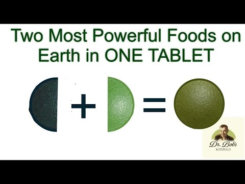 Spirulina & chlorella herbal tablets