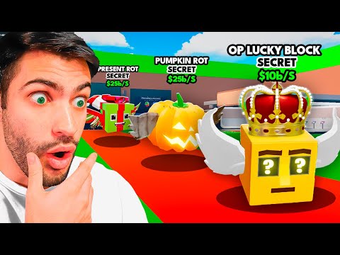 I Opened The RAREST LUCKY Rots in Steal the Brainrot...