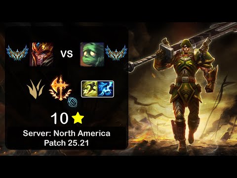 Jarvan IV Jungle vs Amumu - NA Challenger - Patch 25.21
