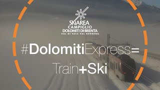 preview picture of video 'Train + Ski in Val di Sole = Dolomiti Express'