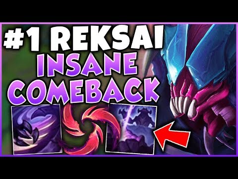 #1 REK'SAI INSANE COMEBACK! | HOW TO BE RELEVANT LATE GAME AS REK'SAI - League of Legends