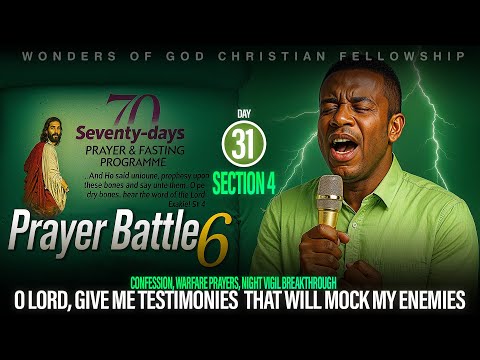 Day 31: MFM 70 Days Fasting and Prayer 2025 | Confession | Warfare Prayers | Midnight Vigil Prayer