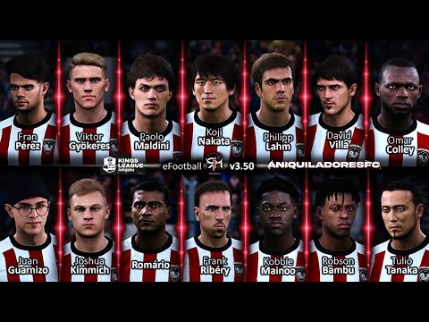 PES 21 CONVERSIONS PROJECT: PART 1 • EFOOTBALL FACES // FACEPACK 16 - eFootball v3.50