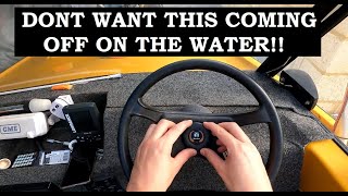 Fixing The Steering Wheel On My Boat