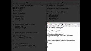Learning Objective C For The iPhone - Module 1 - Converting Java to Objective-C - Part 1 of 3