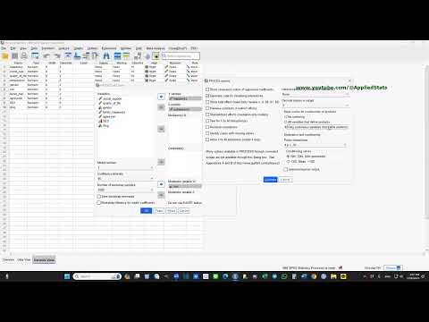 Moderation Analysis Using the Process Macro in SPSS With a Binary Moderator