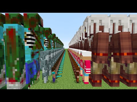 FAKİR AİLE ORDUSU VS HEROBRİNE ORDUSU 😱 - Minecraft