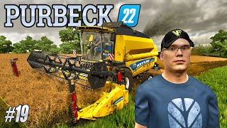 Putting The New Combine To Work | Purbeck 22 (Farming Simulator 22 Used Machines)