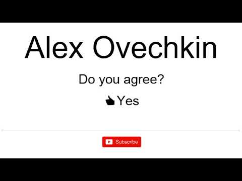How to Pronounce / How to Say: Alex Ovechkin