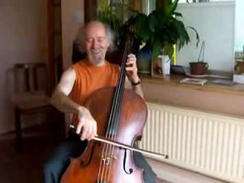 Mike Edwards (ex ELO ) plays the cello for Martin Kinch  - 2009
