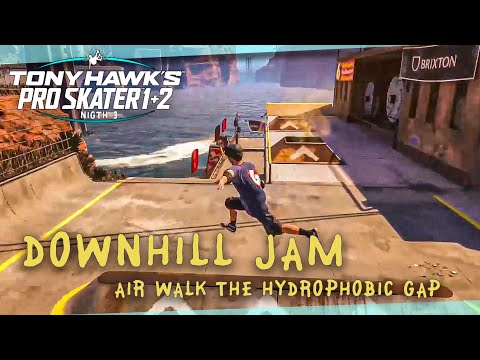 Tony Hawk's Pro Skater 1+2 Air Walk The Hydrophobic Gap - Downhill Jam Map