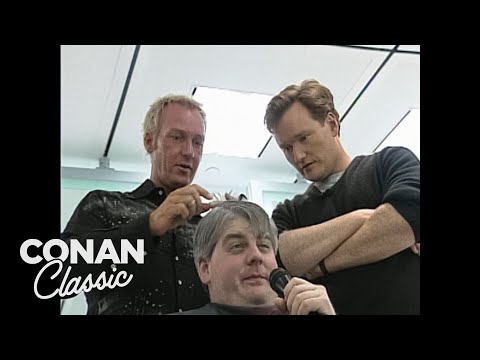Conan Visits The Wella Hairstyling School | Late Night with Conan O’Brien