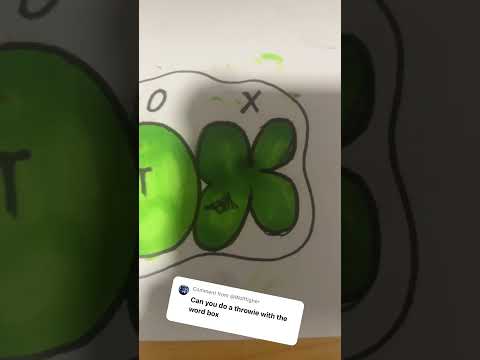 Making a throwie with the word box#graffiti#throwies