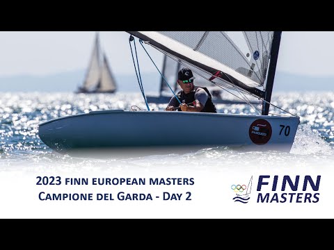 Highlights from Day 2 of 2023 Finn European Masters at Campione del Garda