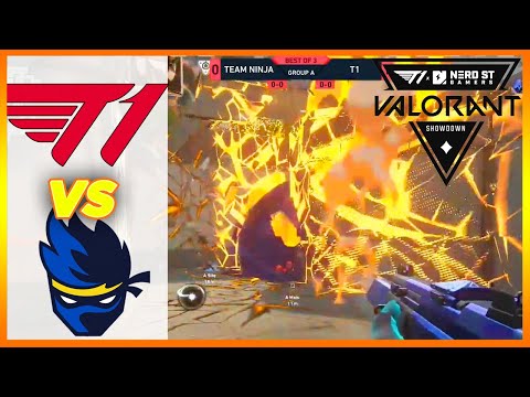 T1 first official! T1 vs Team Ninja HIGHLIGHTS - T1 NSG Showdown Valorant