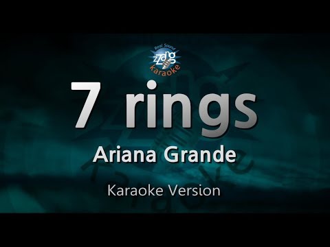 Ariana Grande-7 rings (Melody) (Karaoke Version) [ZZang KARAOKE]