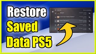 How to Restore Game Save Data on PS5 & Fix Lost Single Player or Online Progress!