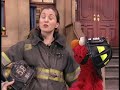 Elmo Talks To Firefighter Susan Blake About Fire Safety 2002