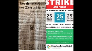 Live Uber Drivers Strike At LAX Airport But....