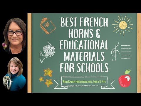 What are the best French Horns & Educational Materials for Schools?