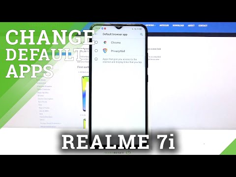 How to Manage Apps in REALME 7i – Change Default Apps